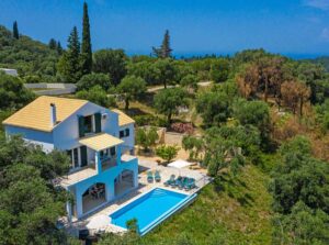 Three Bedroom Villa with Olive Grove and Mountain Views for Sale near Acharavi, North Corfu (8)