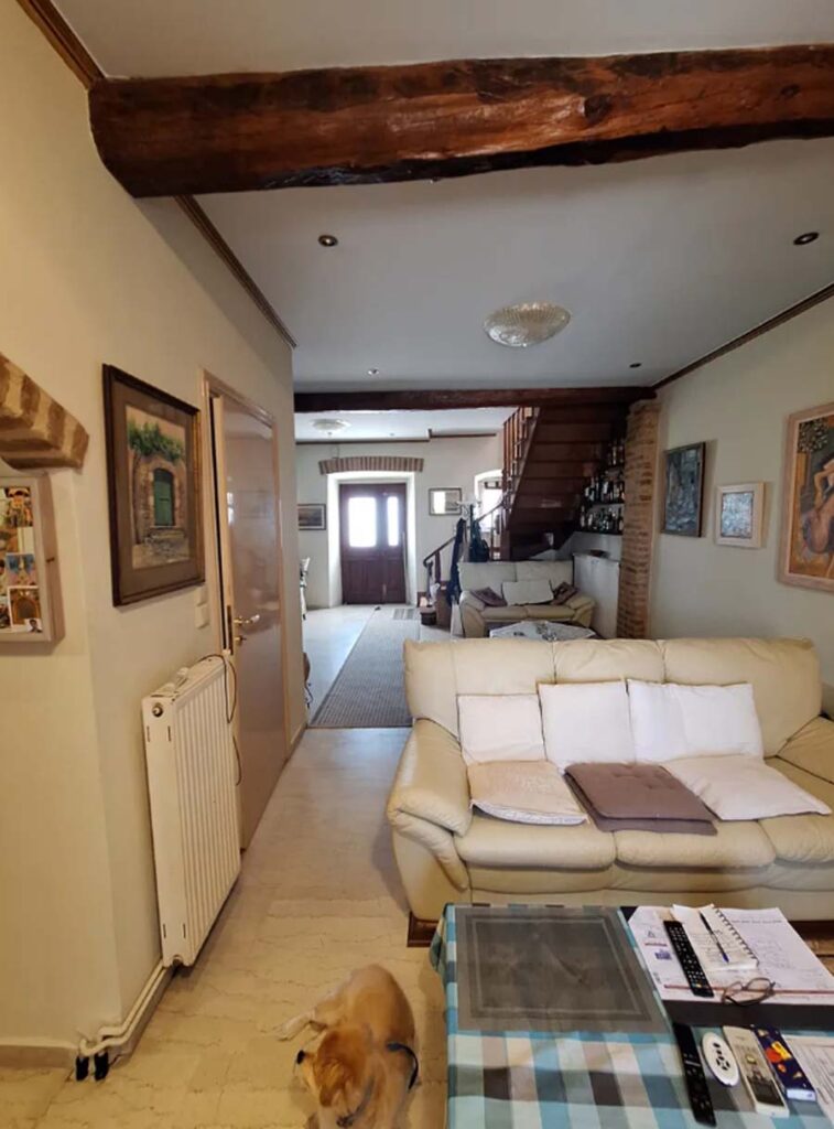 Traditional Three Bedroom Stone House with Panoramic Sea Views for Sale in Sfakera, North Corfu (2)