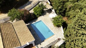 Two Bedroom Home with Pool and Sea Views for Sale near Acharavi, North Corfu (16)