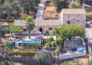Two Bedroom Stone Villa with Sea Views and Pool for Sale near Kassiopi, North East Corfu (12)