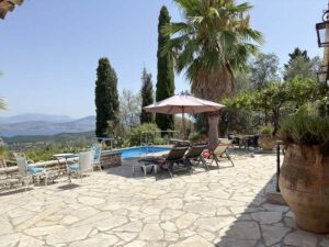 Two Bedroom Stone Villa with Sea Views and Pool for Sale near Kassiopi, North East Corfu (37)