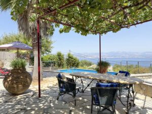 Two Bedroom Stone Villa with Sea Views and Pool for Sale near Kassiopi, North East Corfu (40)