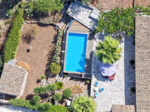 Two Bedroom Stone Villa with Sea Views and Pool for Sale near Kassiopi, North East Corfu (7)