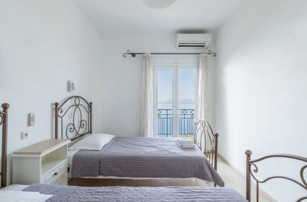 Two Side by Side Villas with Pools and Sea Views for Sale in Nissaki, North East Corfu (12)