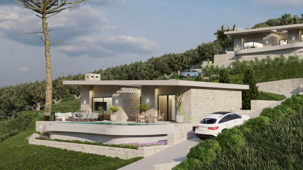 Prime Buildable Plot in Katavolos, Nissaki – 2,450 sq.m. with Permission for Two Stone Villas (2)