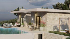Prime Buildable Plot in Katavolos, Nissaki – 2,450 sq.m. with Permission for Two Stone Villas (3)