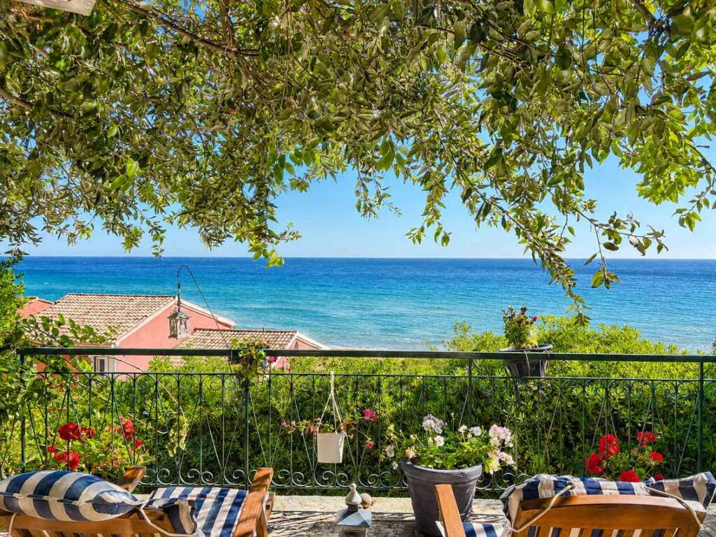 Two Bedroom Sea View Apartment with Private Garden Near Glyfada Beach, Corfu (1)