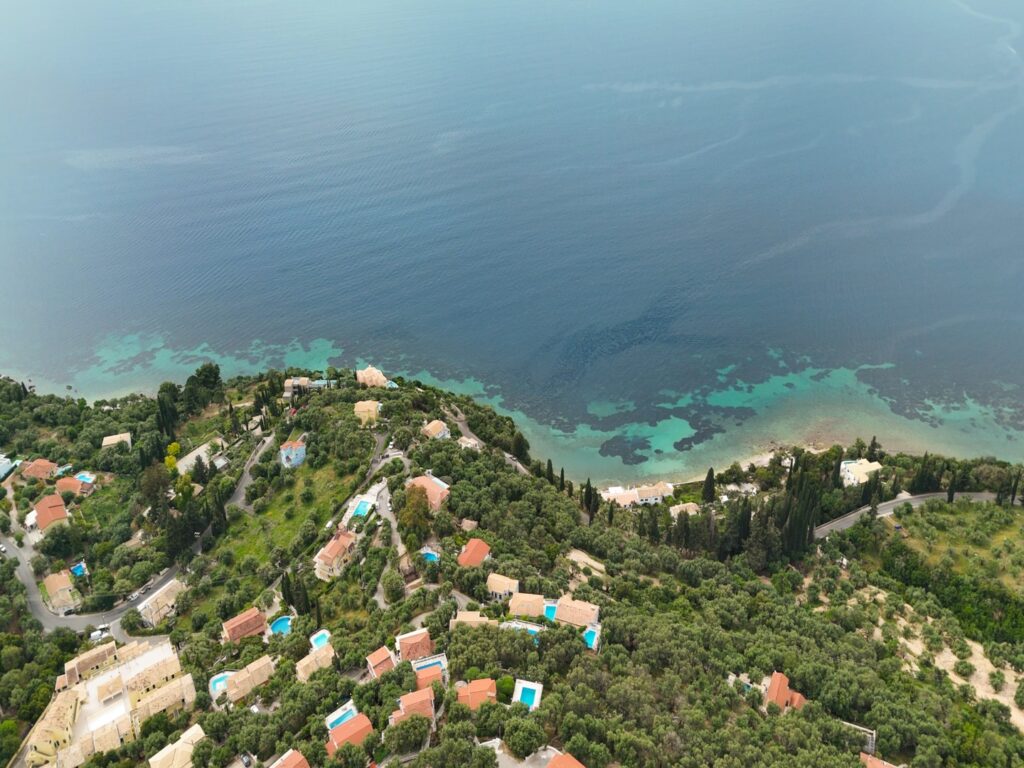 5,000 m² Sea View Building Plot with Permission for Two Villas in Viglatouri, North East Corfu (6)