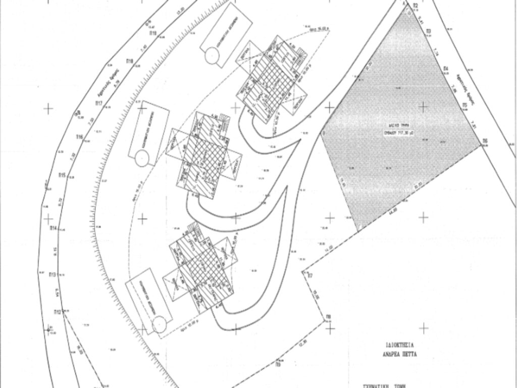 Licensed 4,700 m² Development Plot for Three Villas with Pools in Karousades, North Corfu (2)