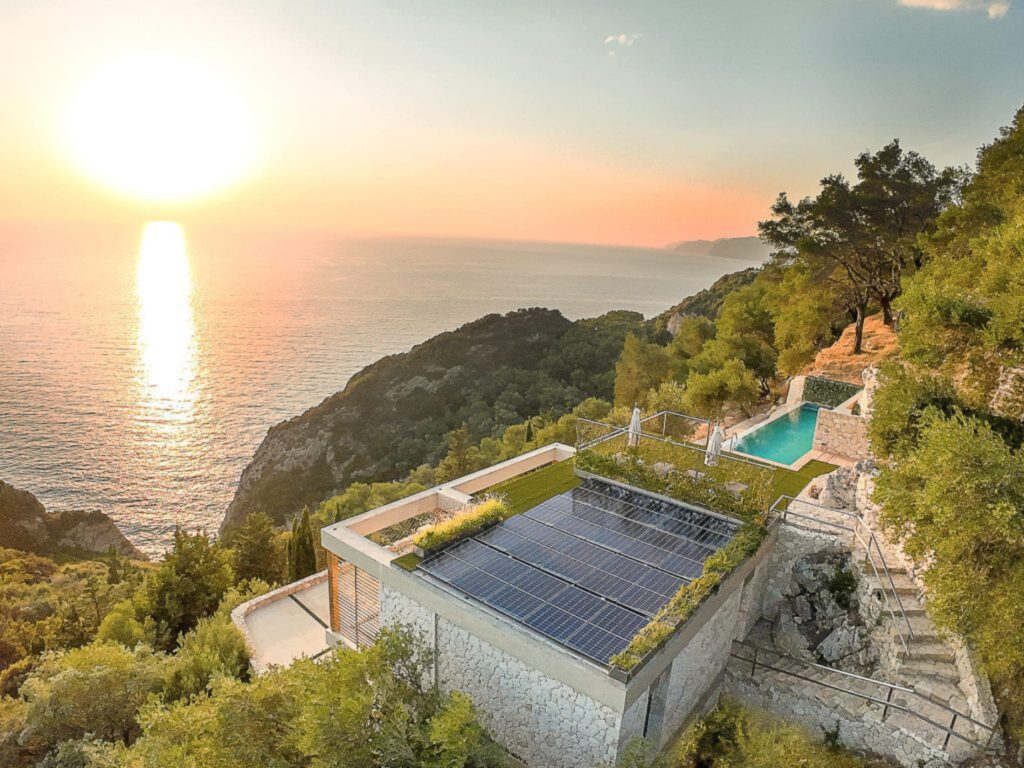Luxury 2 Bedroom Villa with Infinity Pool & Panoramic Sea Views in Pentati, Corfu (13)