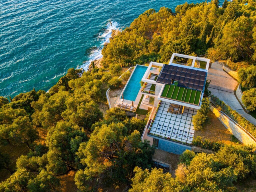 Modern 5 Bedroom Seafront Luxury Villa with Infinity Pool & Private Sea Access, Pentati, Corfu (1)