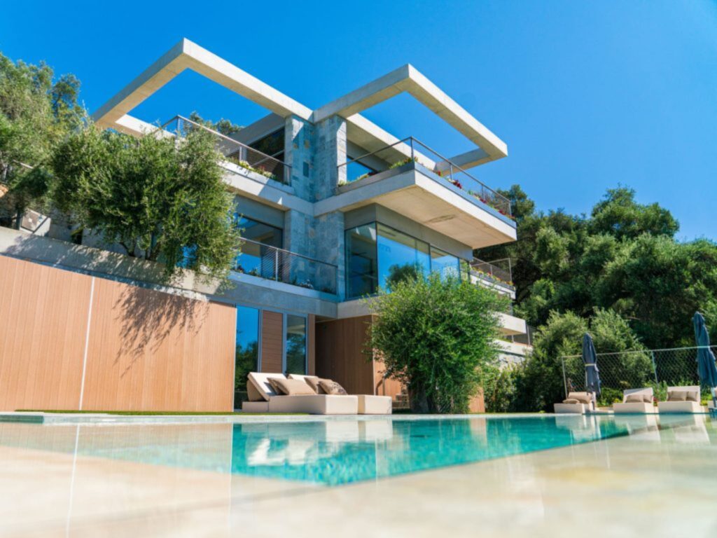 Modern 5 Bedroom Seafront Luxury Villa with Infinity Pool & Private Sea Access, Pentati, Corfu (3)