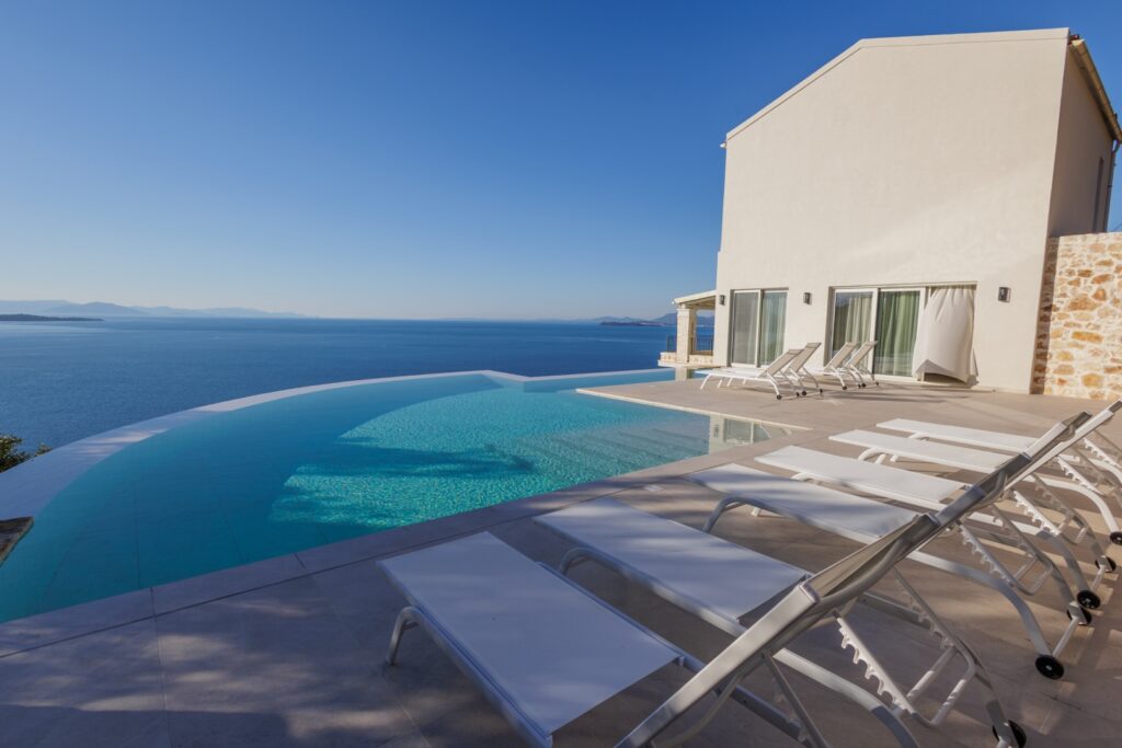 Newly Completed 5 Bedroom Luxury Villa with Two Pools & Panoramic Sea Views in Nissaki, North East Corfu (14)