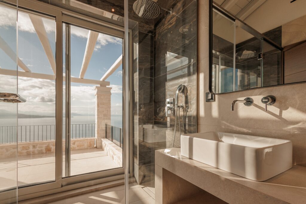Newly Completed 5 Bedroom Luxury Villa with Two Pools & Panoramic Sea Views in Nissaki, North East Corfu (37)
