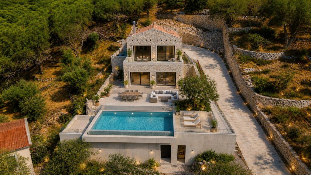 Private 3 Bedroom Luxury Villa with Pool in Vigglatouri, Palies Sinies, North East Corfu (34)