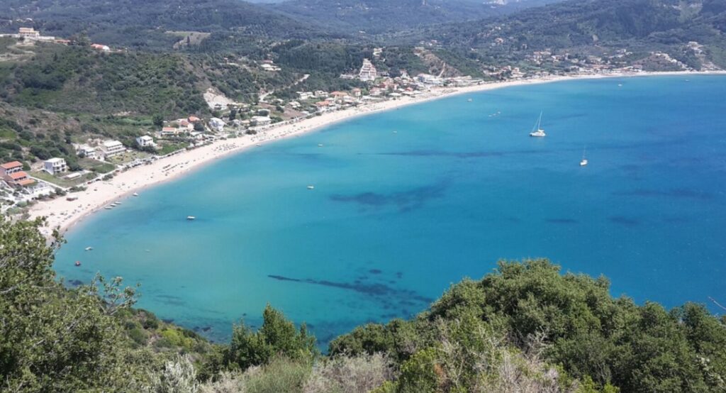 Large Buildable Plot with Sea Views in Agios Georgios Pagon, North-West Corfu - €200,000