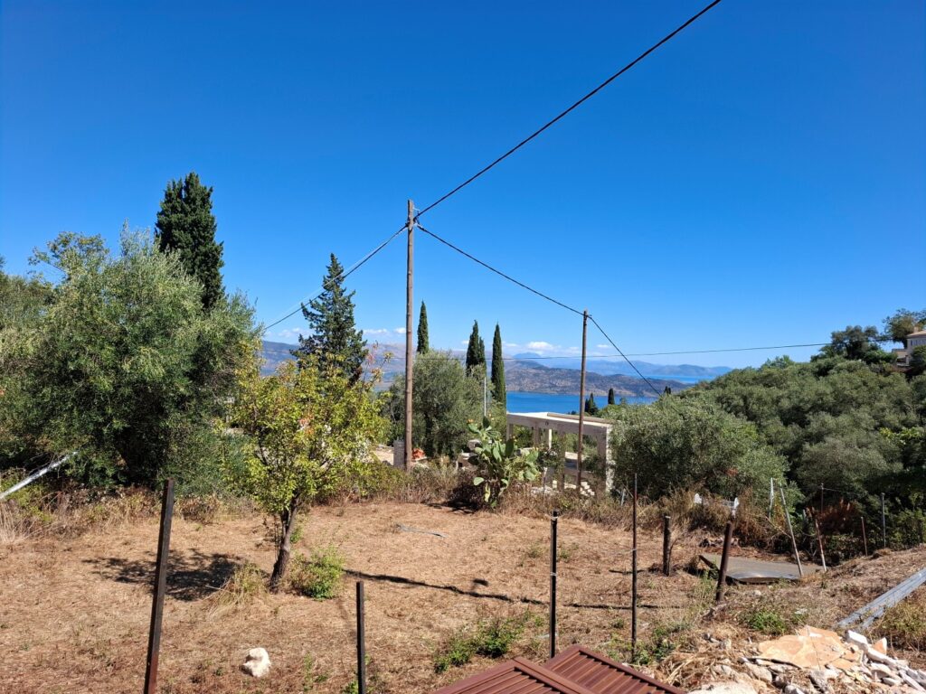 Sea View Buildable Plot in Sinies, North Corfu (3)