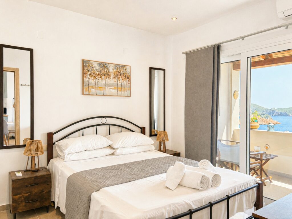 Sea View Property with Three Renovated Apartments in Paleokastritsa, Corfu (3)