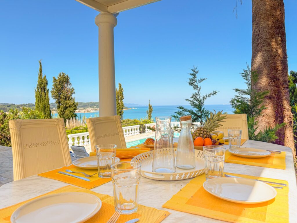 Seafront 4 Bedroom Villa with Panoramic Sunset Views on Corfu's North Coast (1)