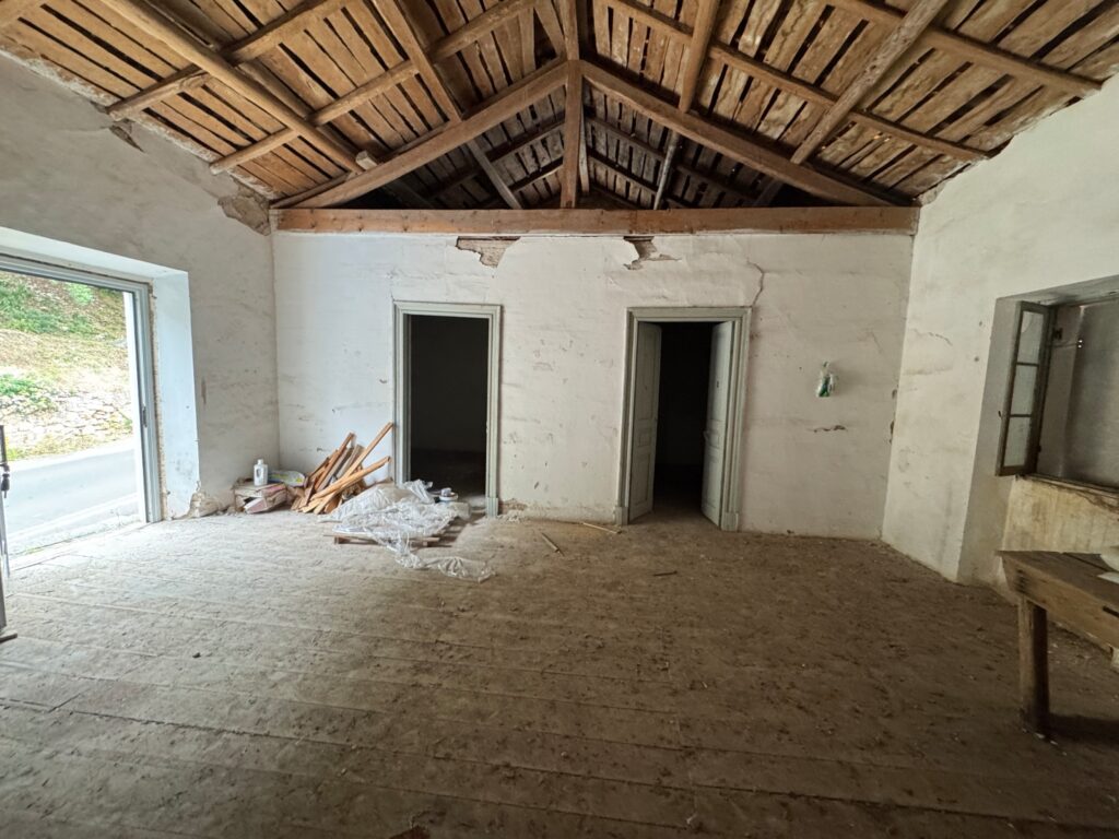 Traditional Stone Village House with Sea Views Above Nissaki Beach, North East Corfu (5)