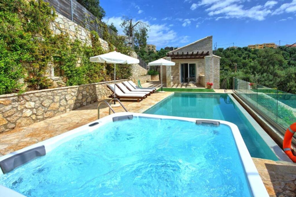2 Bedroom Villa with Heated Pool and Sea Views in Agni, North East Corfu €800,000 (3)