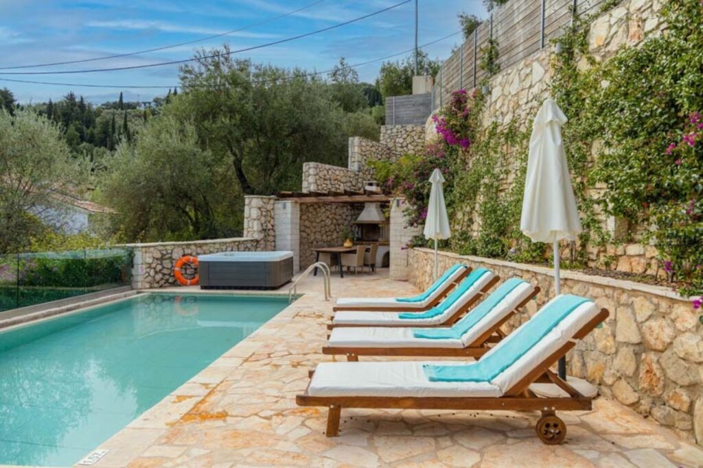2 Bedroom Villa with Heated Pool and Sea Views in Agni, North East Corfu €800,000 (5)