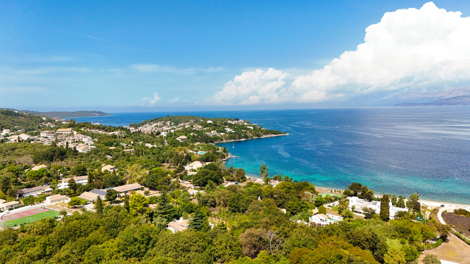 Listing photograph 3 of 7 of the land in Kassiopi, published by Chase Real Estate Corfu.