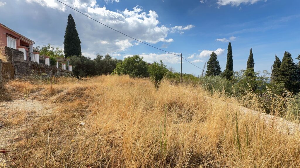Sea View Building Plot with Villa Permit in Episkepsi, North Corfu €85,000 (2)