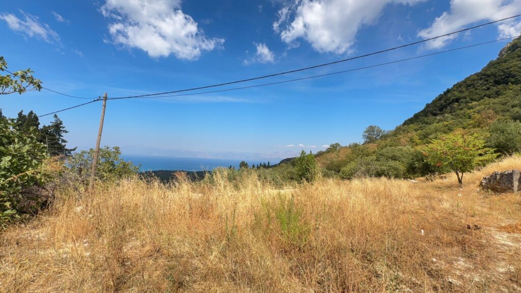 Sea View Building Plot with Villa Permit in Episkepsi, North Corfu €85,000 (7)