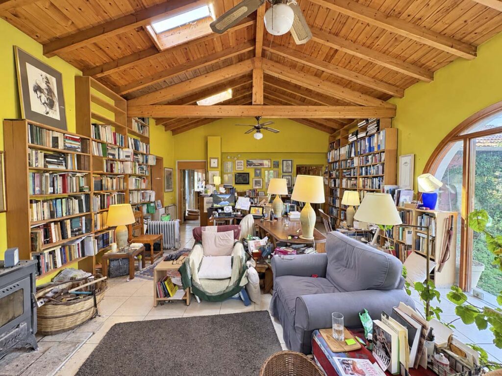 Villa Ipothesi, Characterful 2 Bedroom Home with Library Studio and Large Garden in Perithia, North East Corfu €395,000 (3)